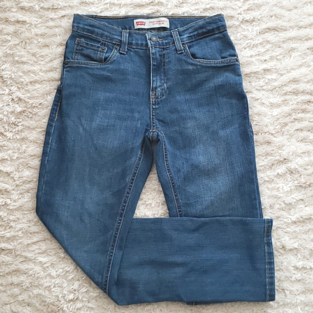 Boys Levi Strauss 511 Performance Slim size 12 Jeans